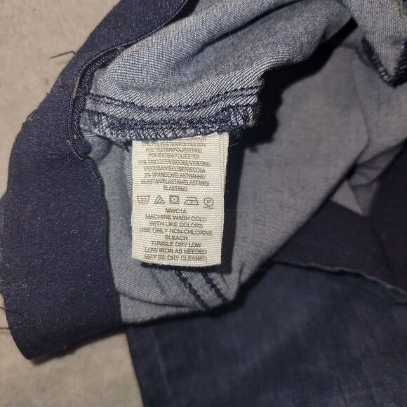 Free People We The Free Penny Pull On Stretch Flare‎ Jeans DARK Blue Wash 28 R - Picture 8 of 10